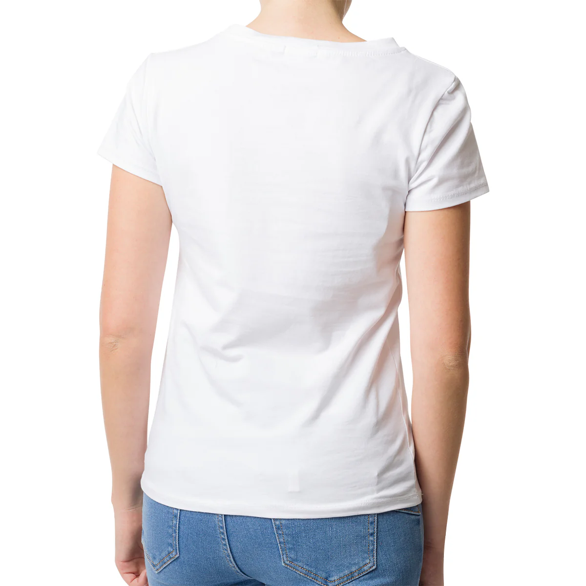 T-shirt bianca da donna con stampa animalier Swish Jeans - Image 2