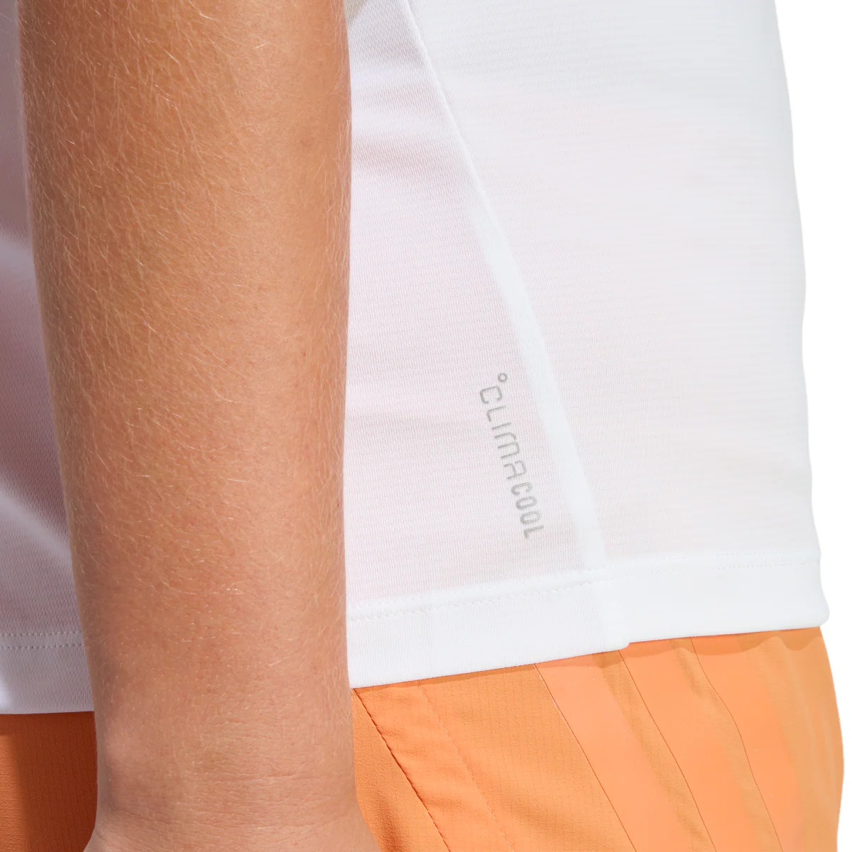T-shirt bianca da Donna da running con tecnologia Climacool adidas - Image 5