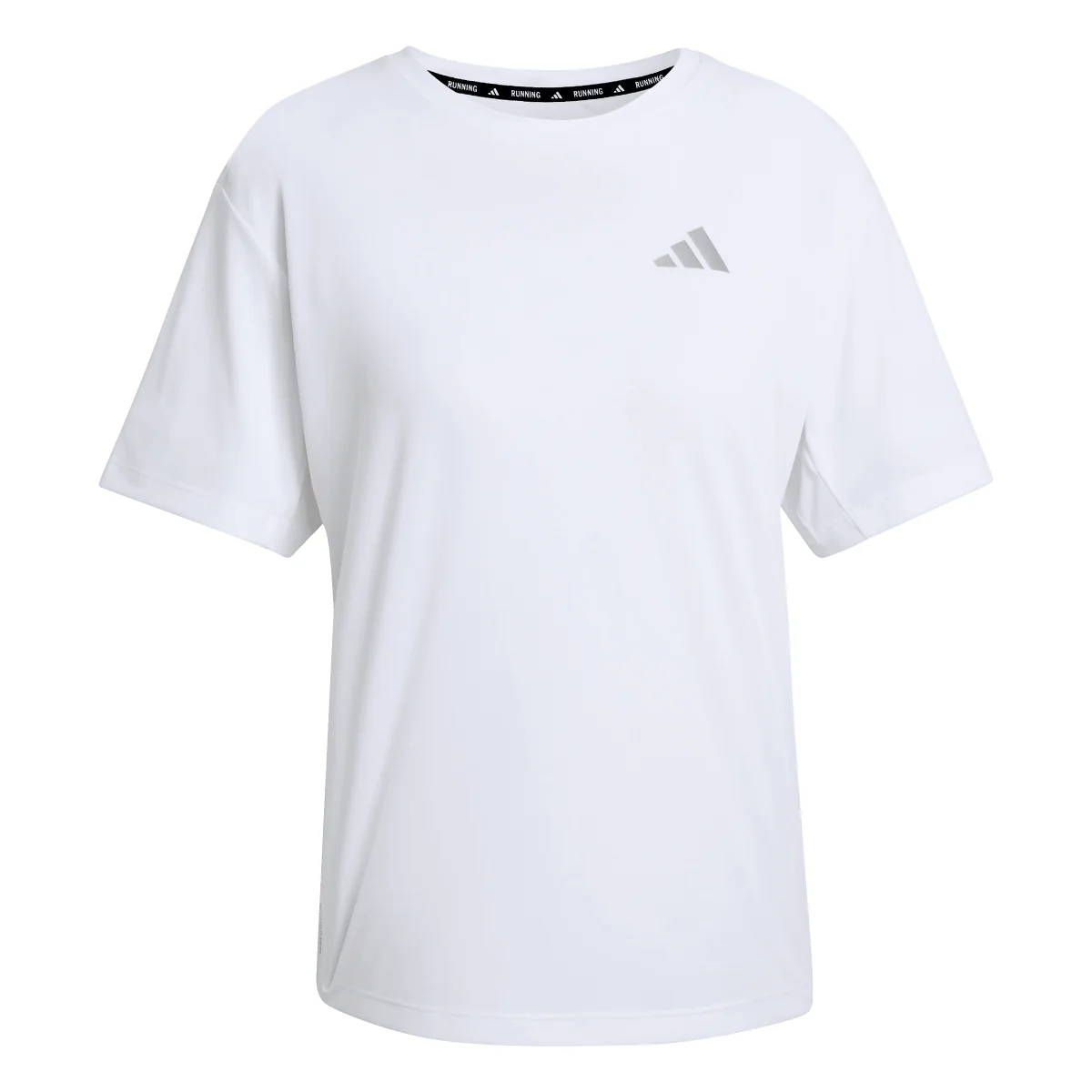 T-shirt bianca da Donna da running con tecnologia Climacool adidas - Image 6