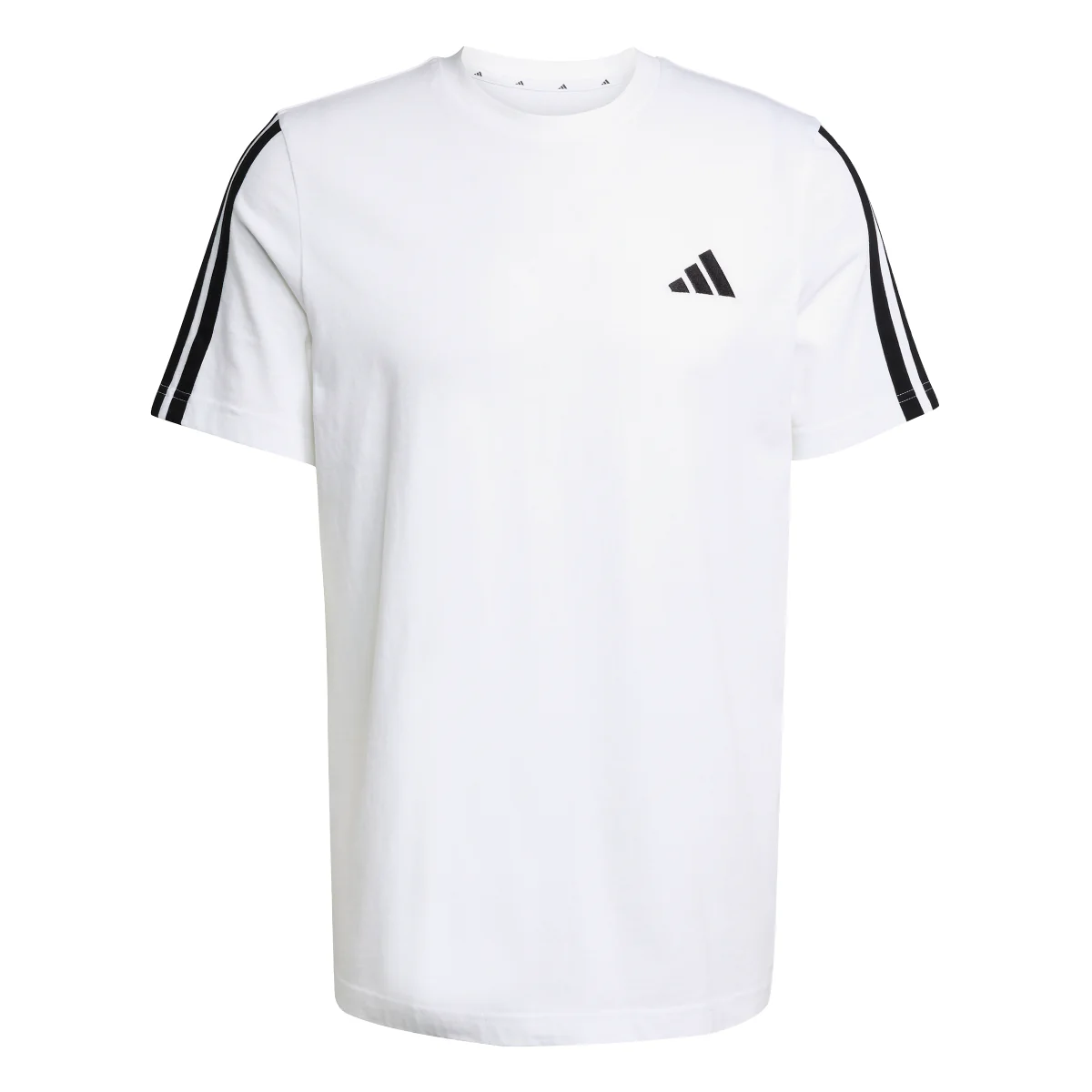 T-shirt bianca da Uomo adidas con bande laterali M 3S SJ T - Image 4