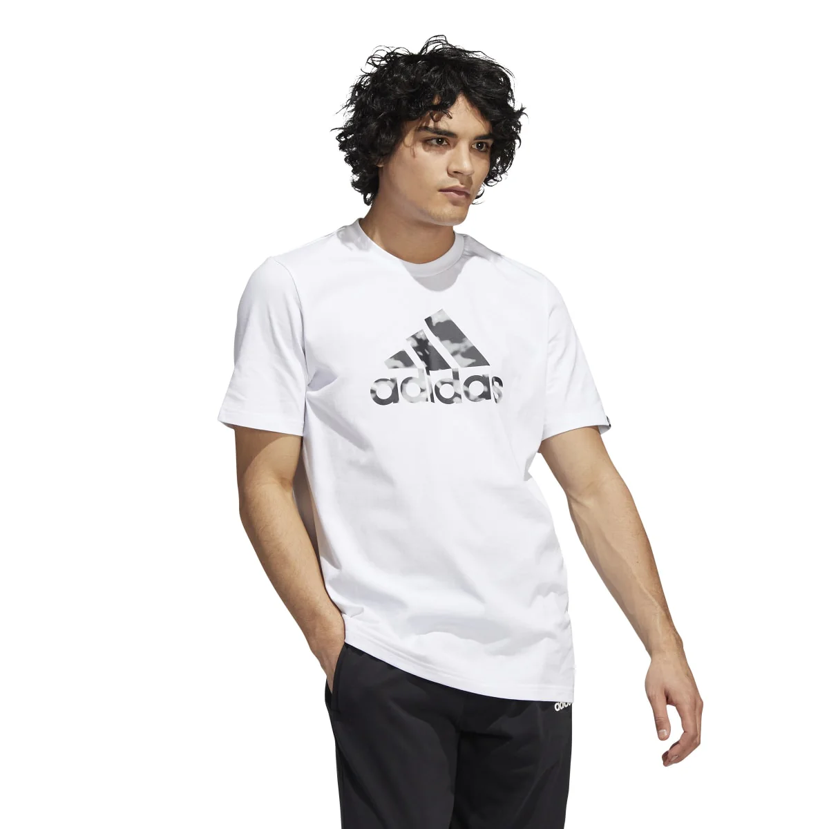 T-shirt bianca da uomo adidas World of adidas Accessories - Image 3