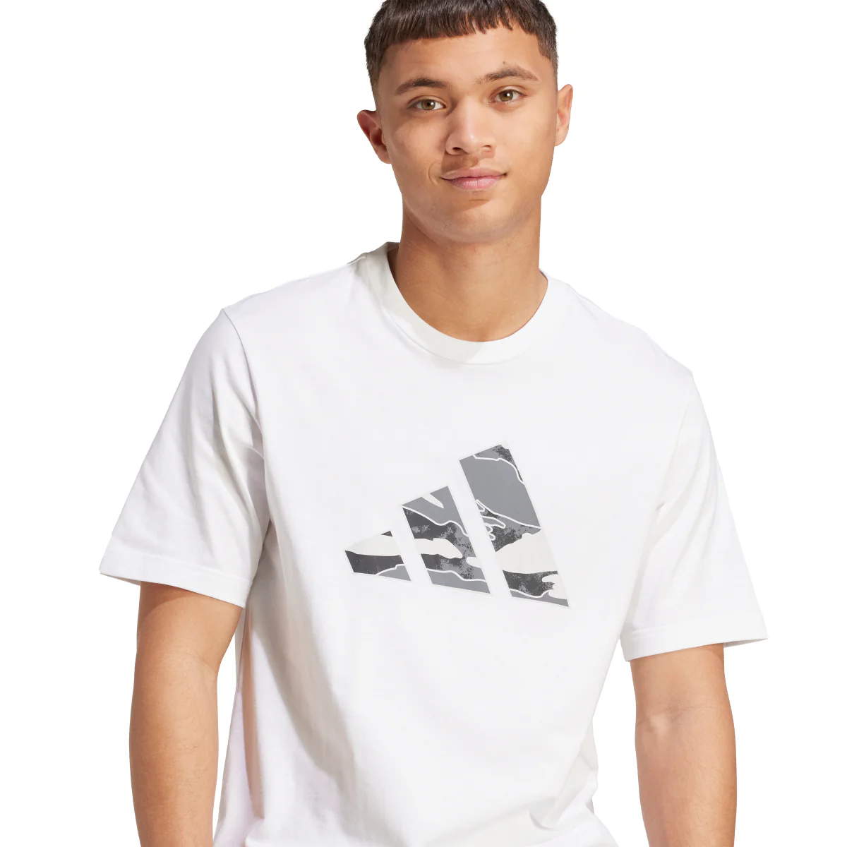 T-shirt bianca da Uomo con logo adidas M CAMO LOGO T - Image 5