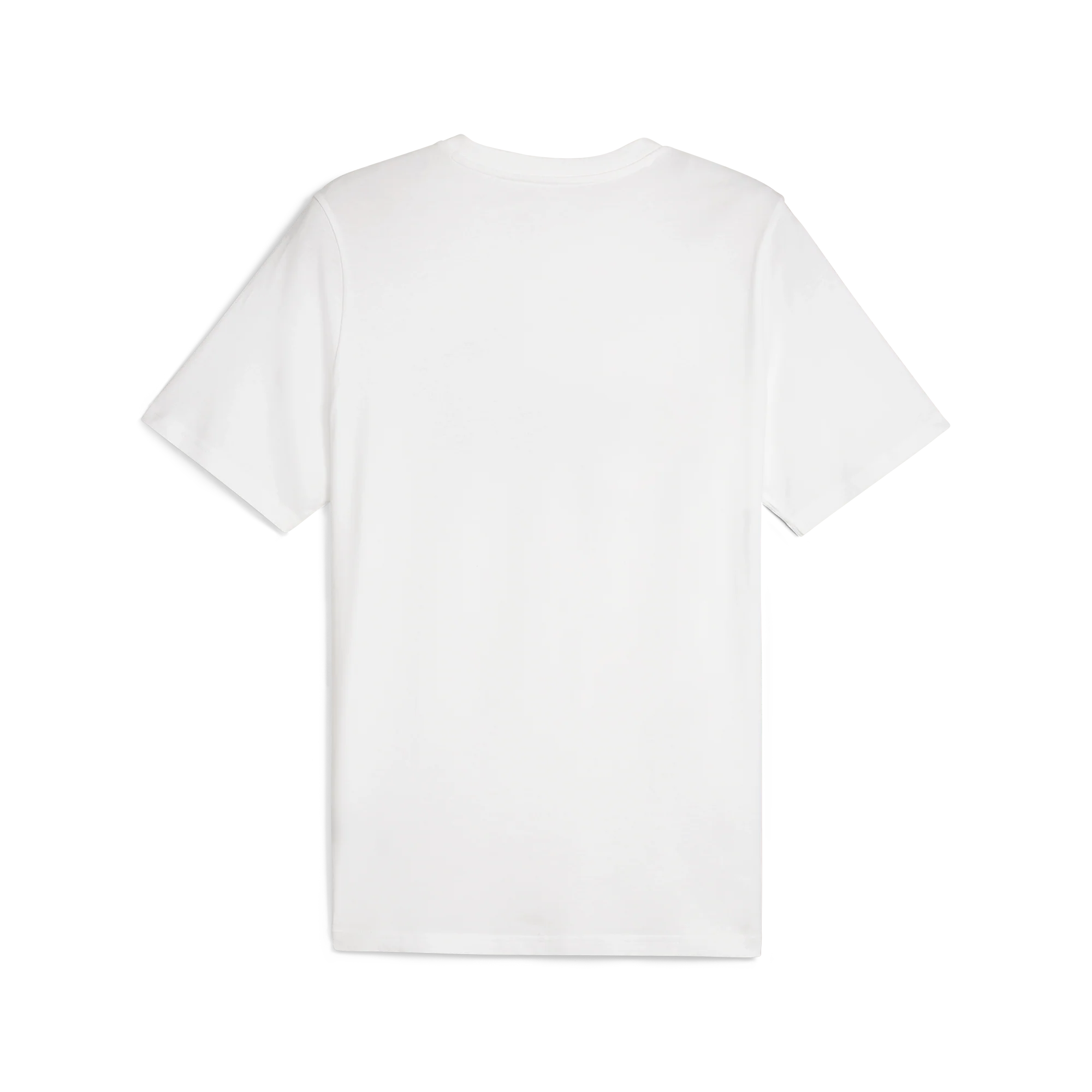 T-shirt bianca da uomo con logo azzurro e lilla Puma Graphics - Image 2