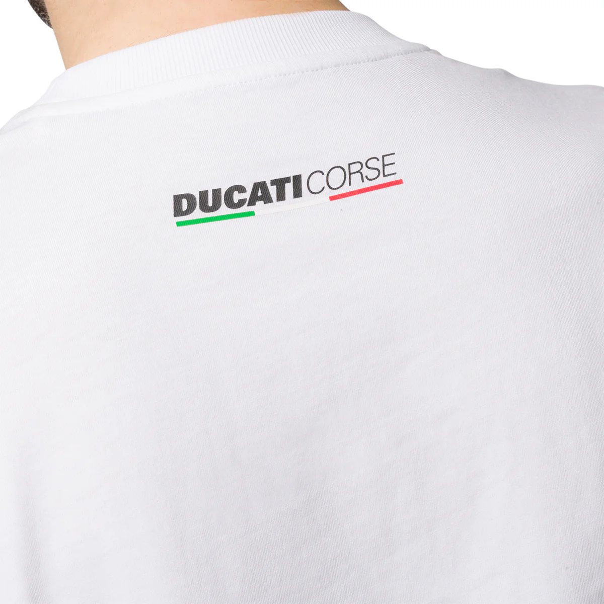 T-shirt bianca da uomo con logo Ducati Corse Edo 2 - Image 4