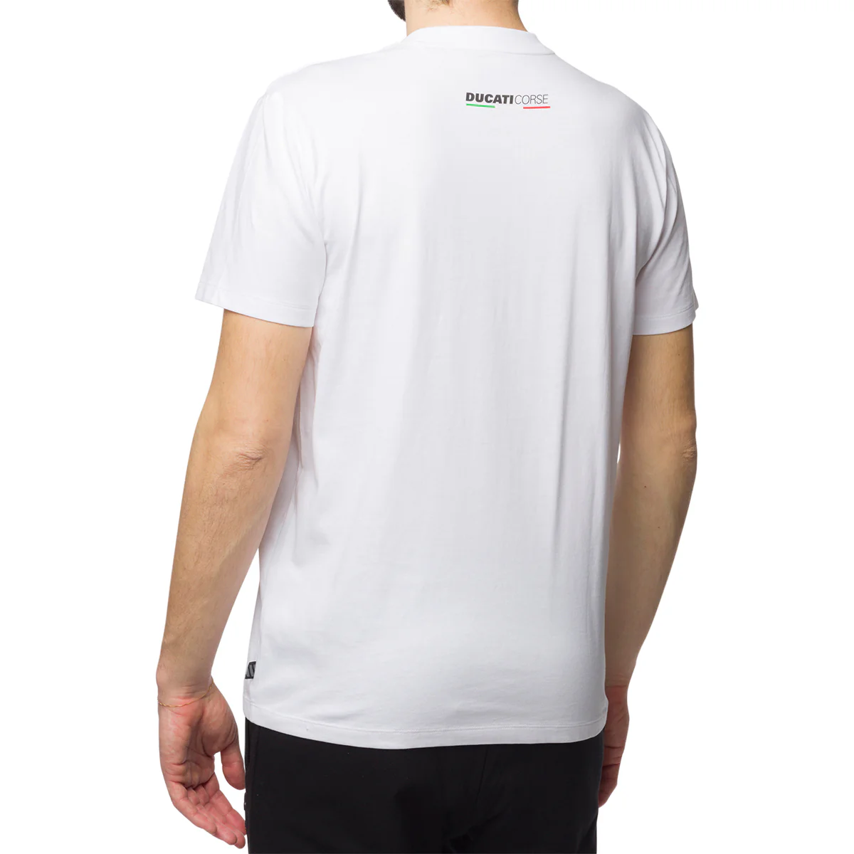 T-shirt bianca da uomo con logo Ducati Corse Sidecar - Image 2