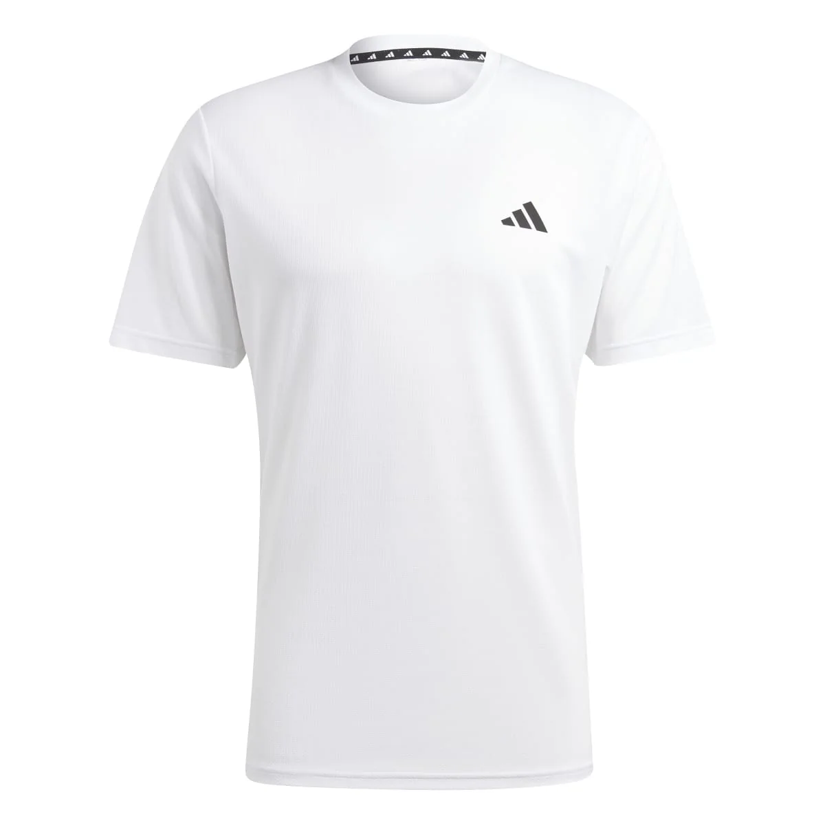 T-shirt bianca da uomo con logo nero adidas Essentials Training - Image 6