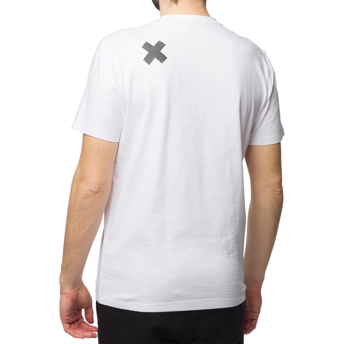 T-shirt bianca da uomo con logo sul petto Scrambler Ducati Heritage Patch - Image 2