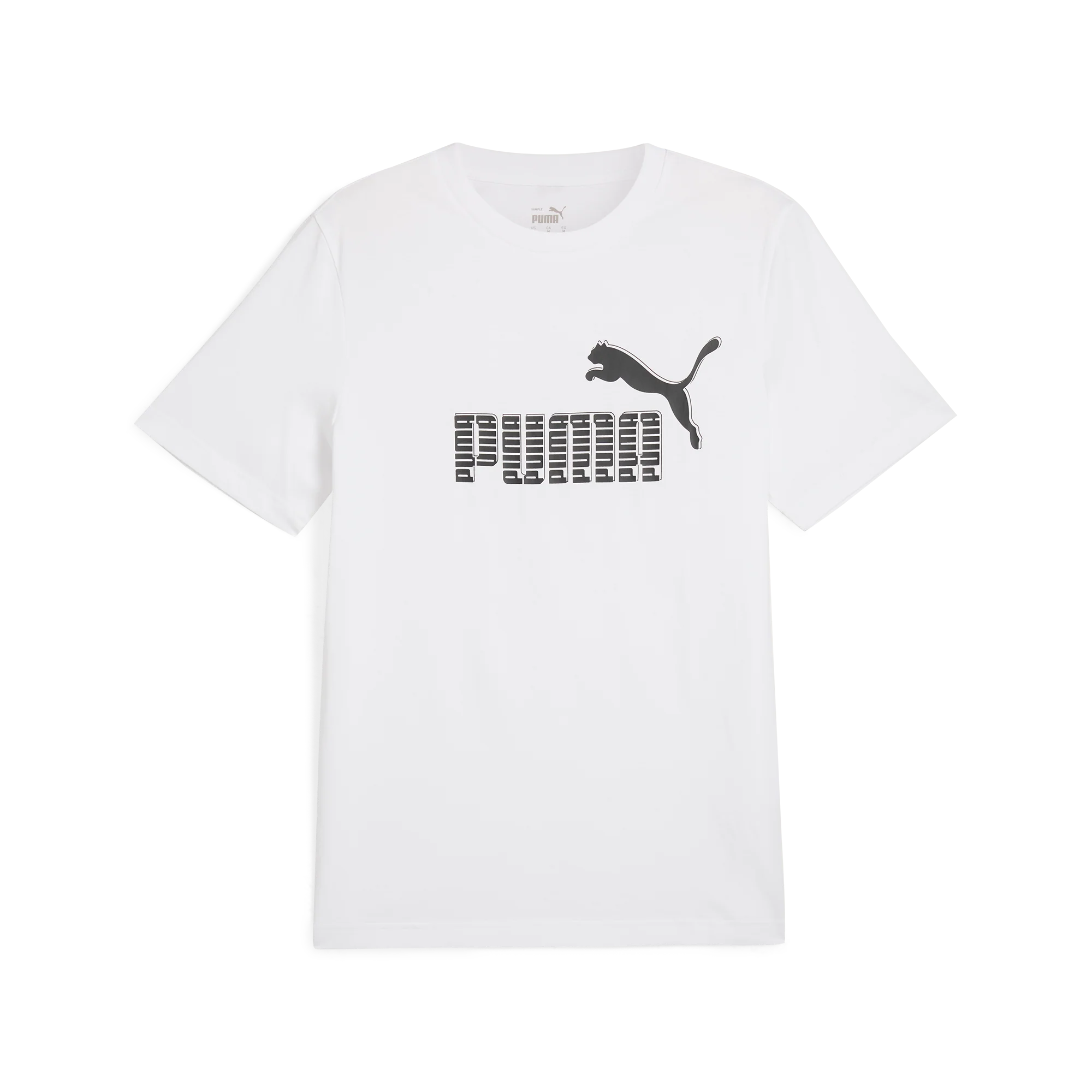 T-shirt bianca da uomo con stampa logo Puma - Image 4