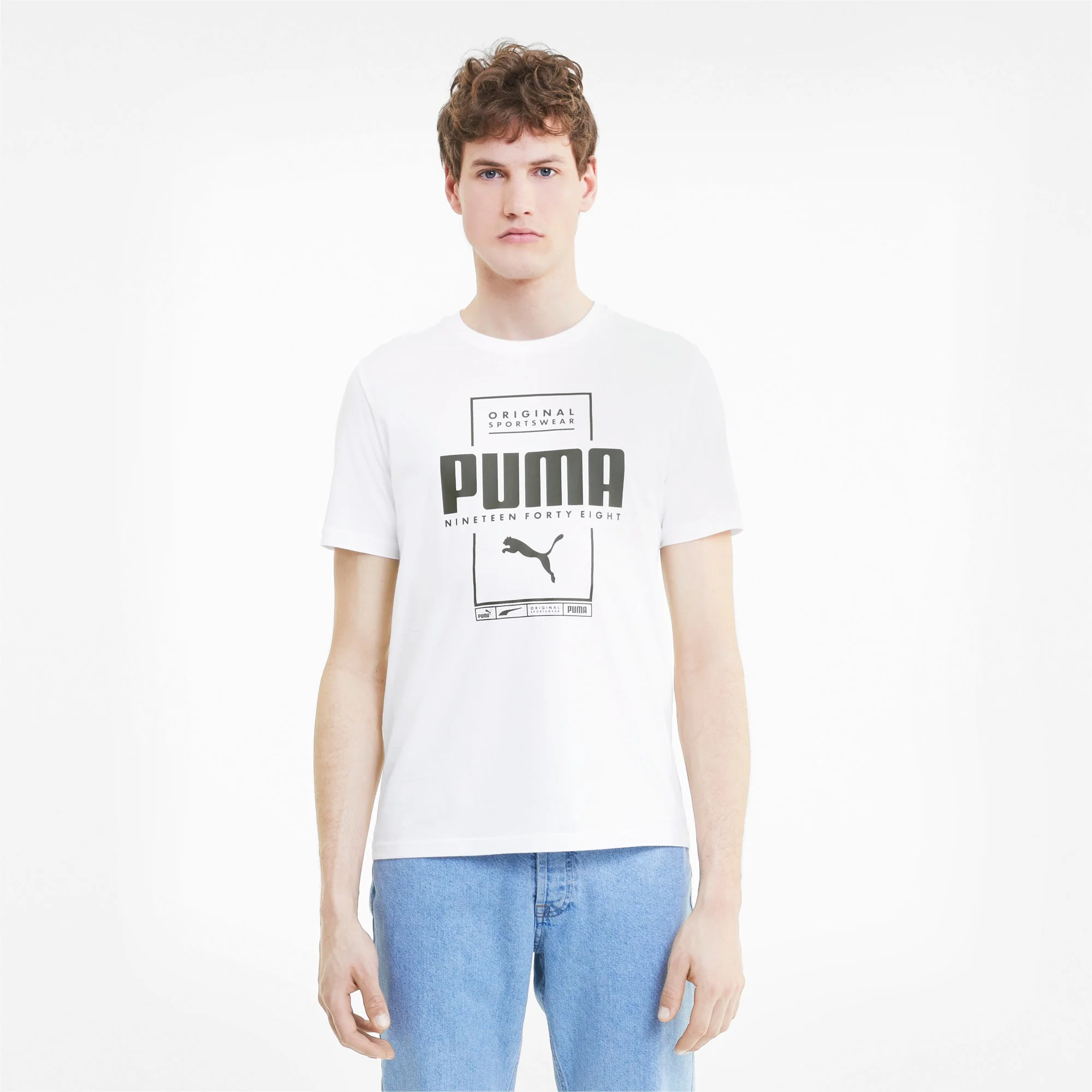 T-shirt bianca Puma Box
