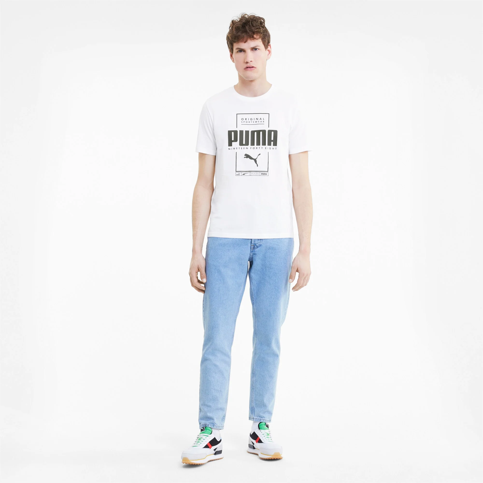 T-shirt bianca Puma Box - Image 4