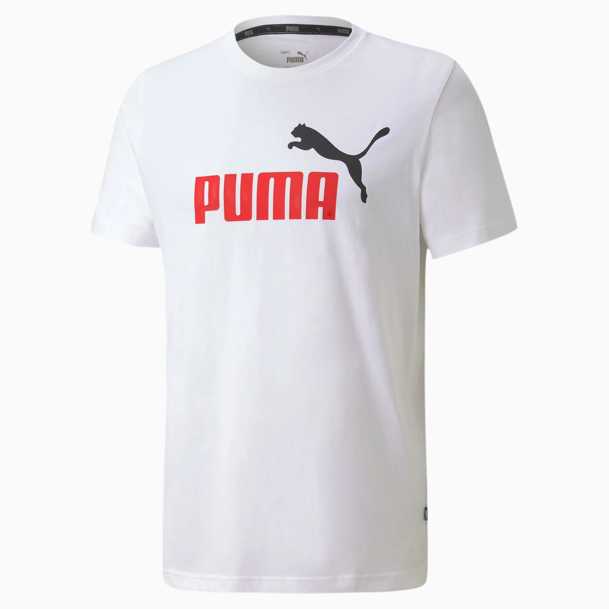 T-shirt bianca Puma Essentials Logo - Image 3