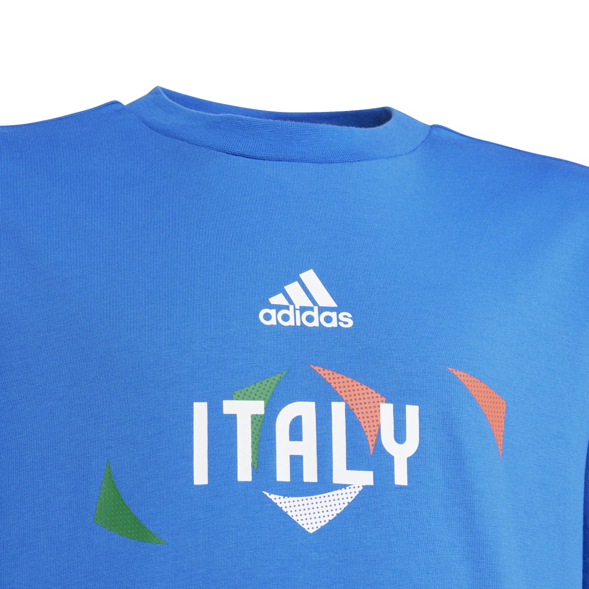 T-shirt blu da bambino adidas UEFA Euro 2024 Italy - Image 4
