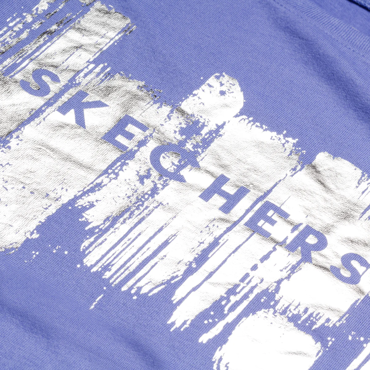 T-shirt blu da donna Skechers Shine Tee - Image 3