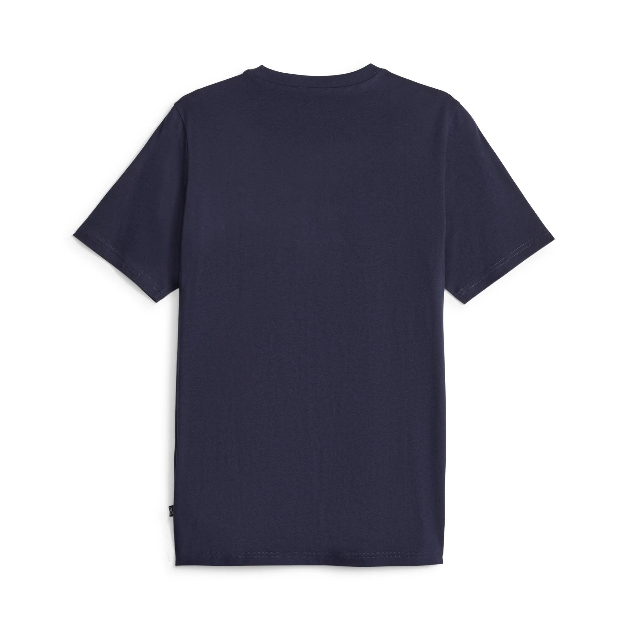 T-shirt blu da uomo con logo bianco sul petto Puma Graphics - Image 2