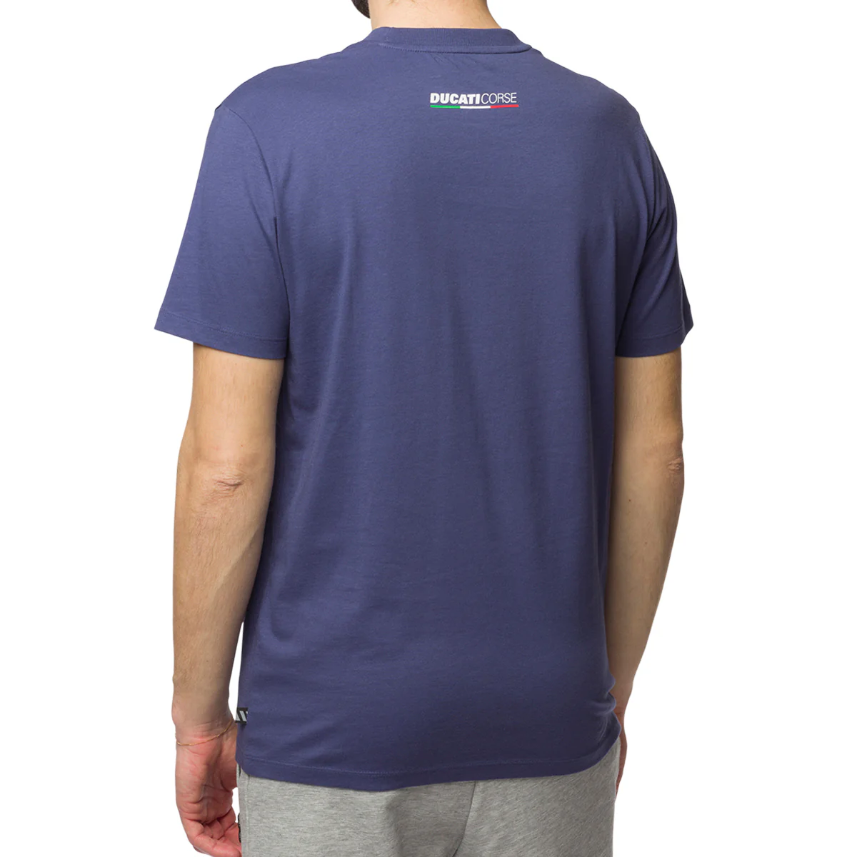 T-shirt blu da uomo con logo Ducati Corse Sidecar - Image 2