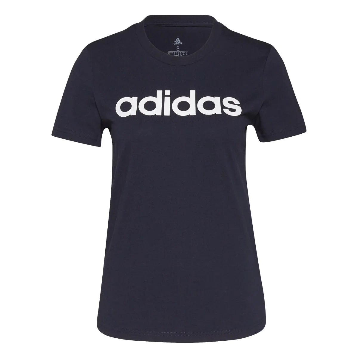 T-shirt blu navy da donna adidas LOUNGEWEAR Essentials Slim Logo - Image 6