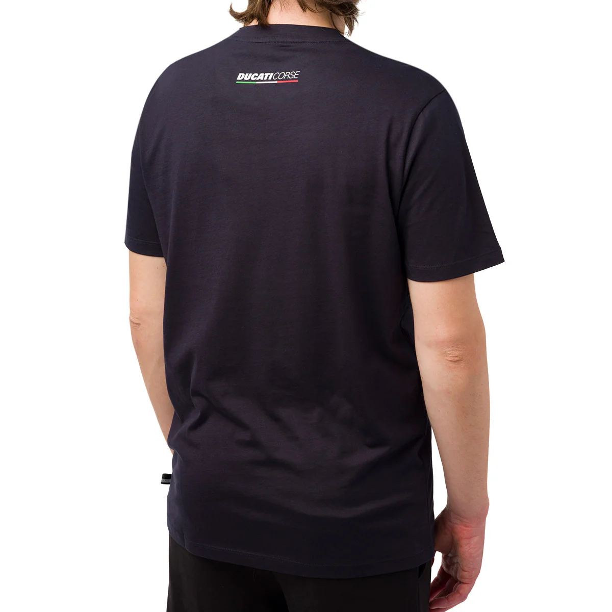 T-shirt blu navy da uomo con logo Ducati Corse - Image 2