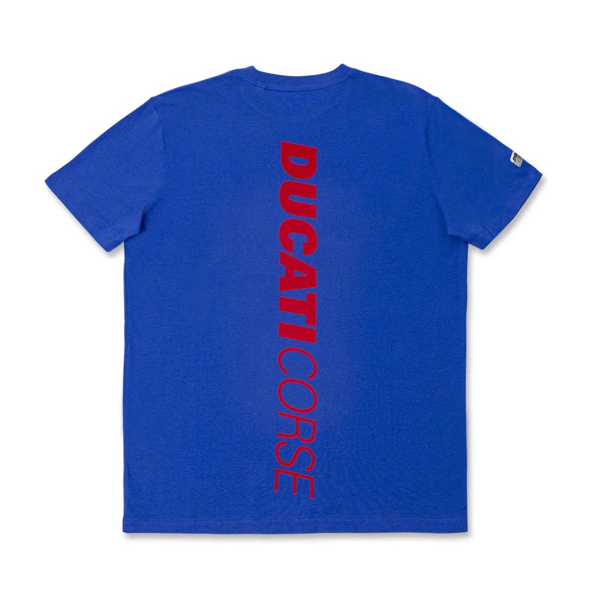 T-shirt blu Uomo con logo frontale e stampa posteriore Ducati - Image 2