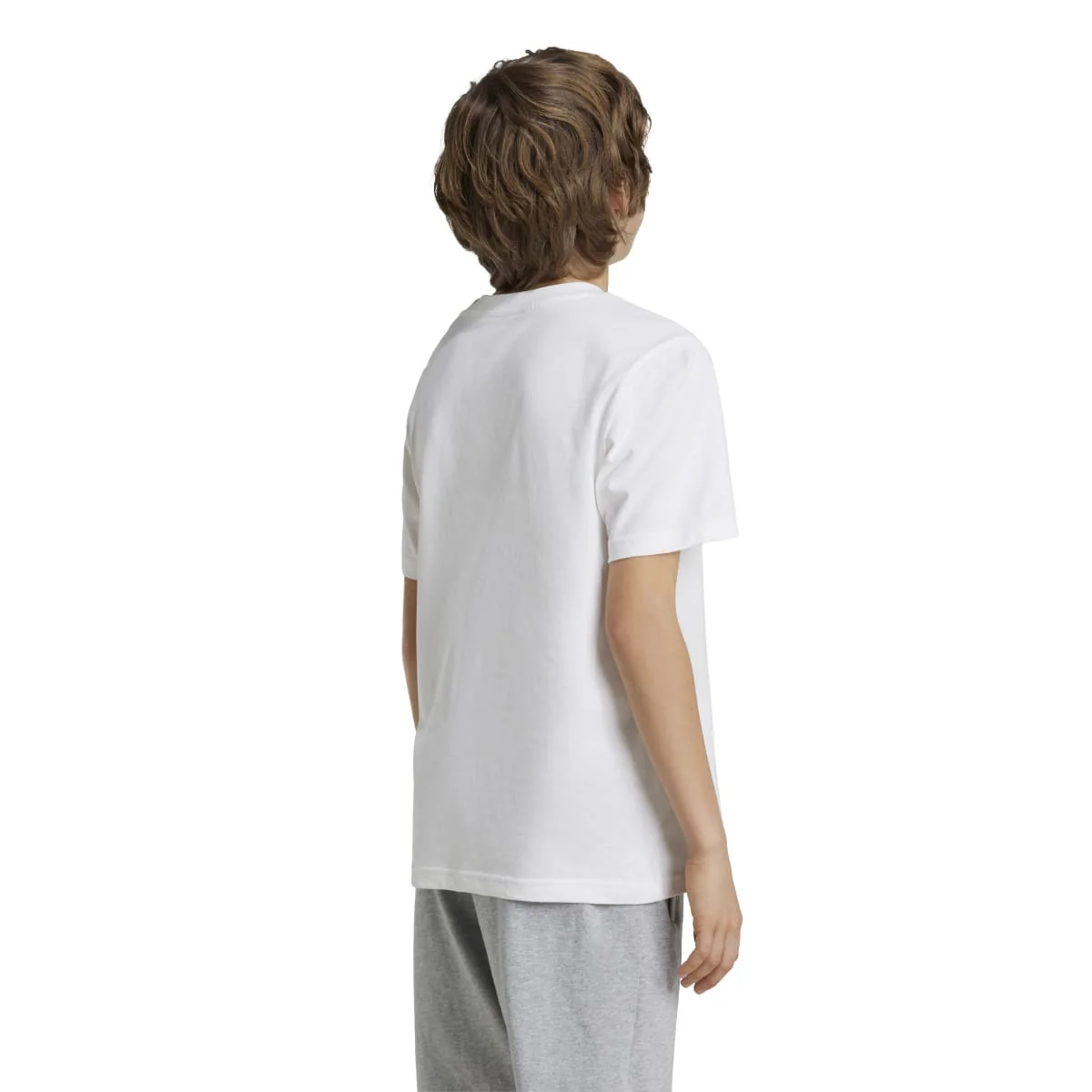 T-shirt da bambini con logo in fantasia militare frontale adidas - Image 3