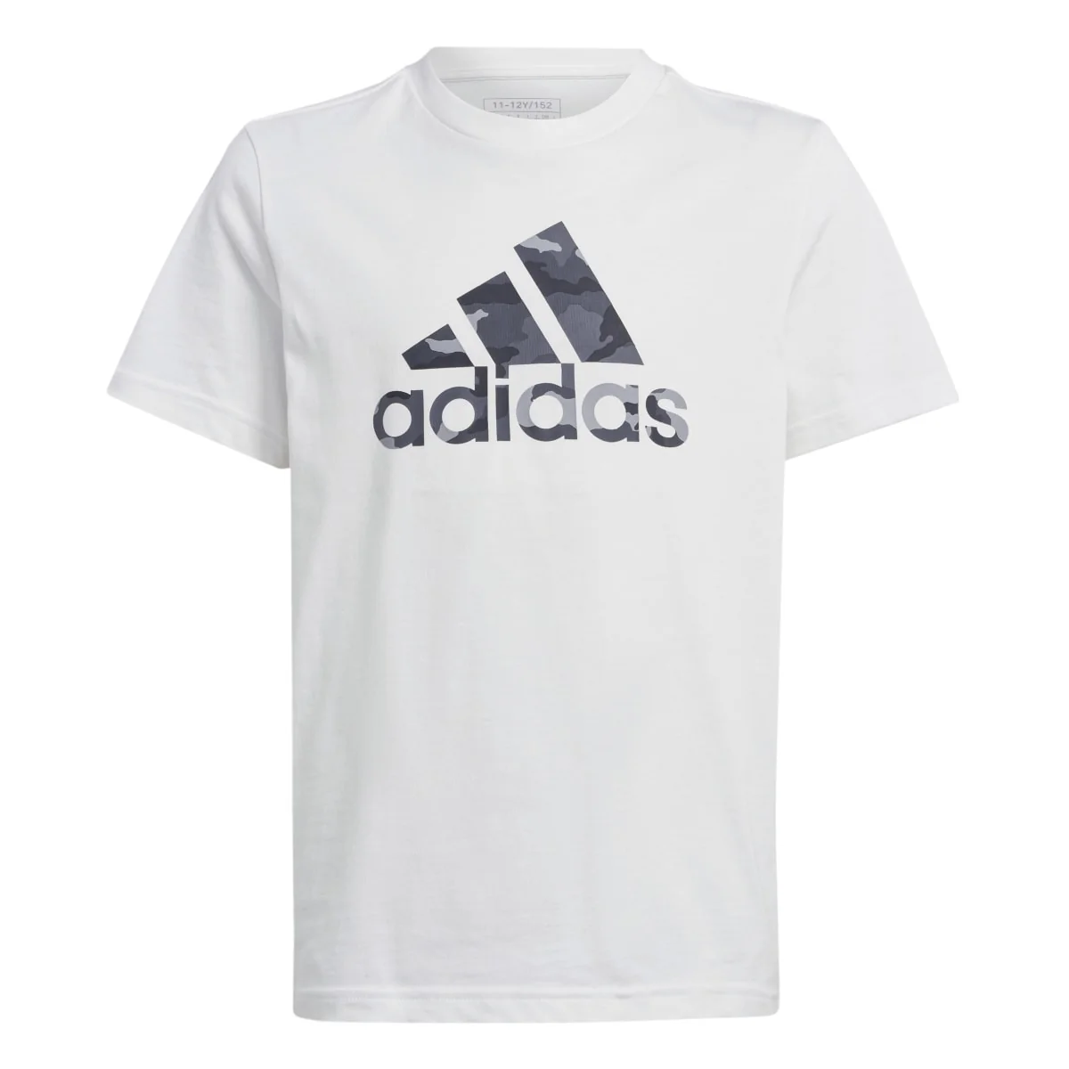 T-shirt da bambini con logo in fantasia militare frontale adidas - Image 6