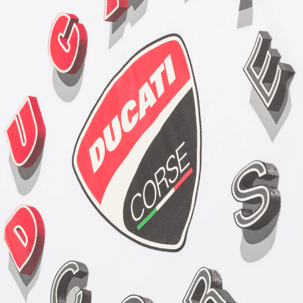 T-shirt da bambino bianca con logo Ducati Corse - Image 3
