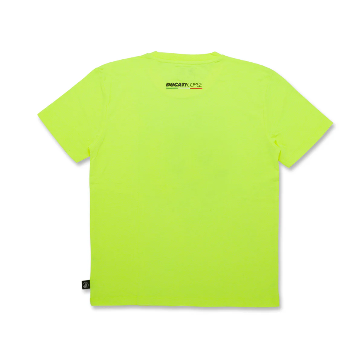 T-shirt da bambino giallo fluo con logo Ducati Corse - Image 2