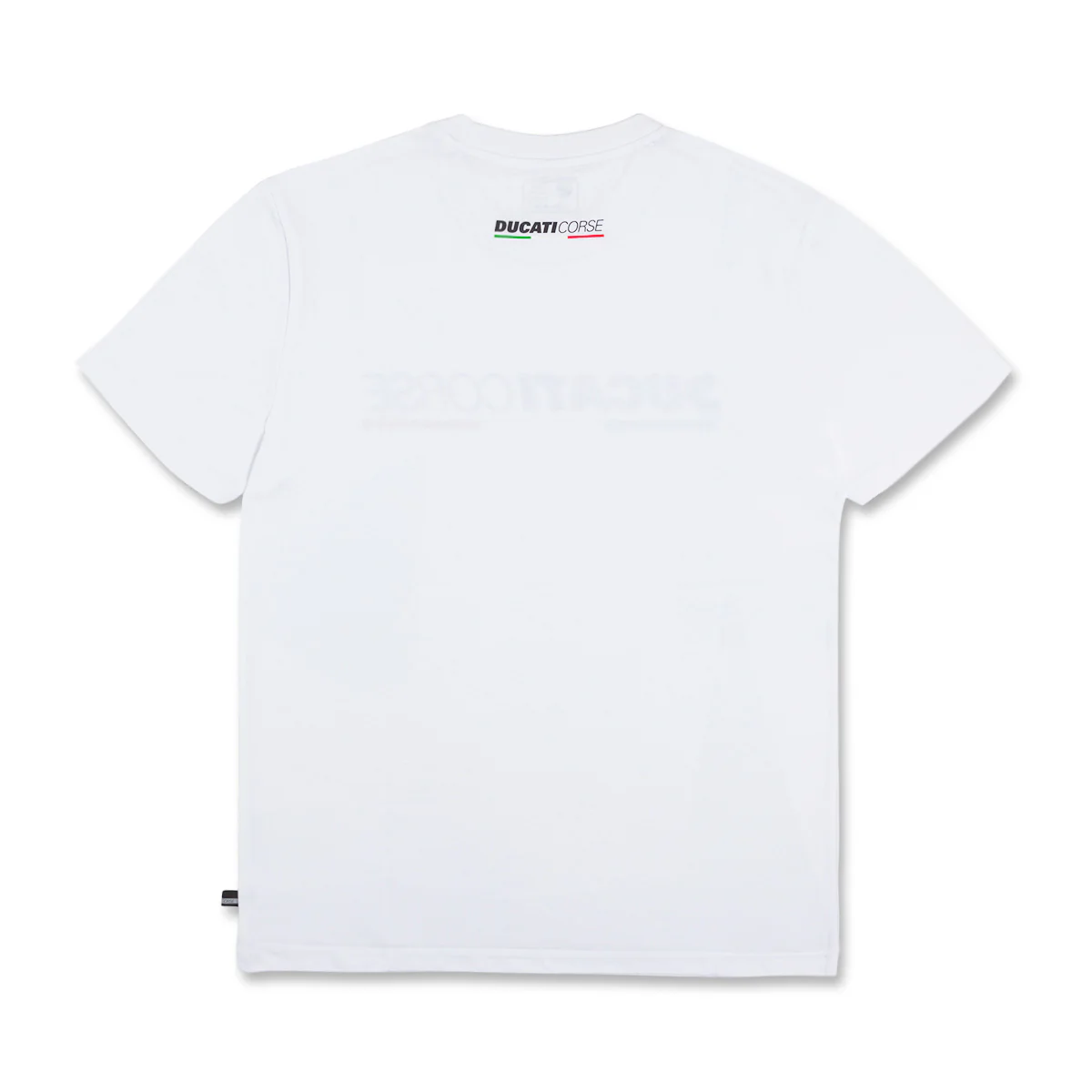 T-shirt da uomo bianca con logo Ducati Corse - Image 2