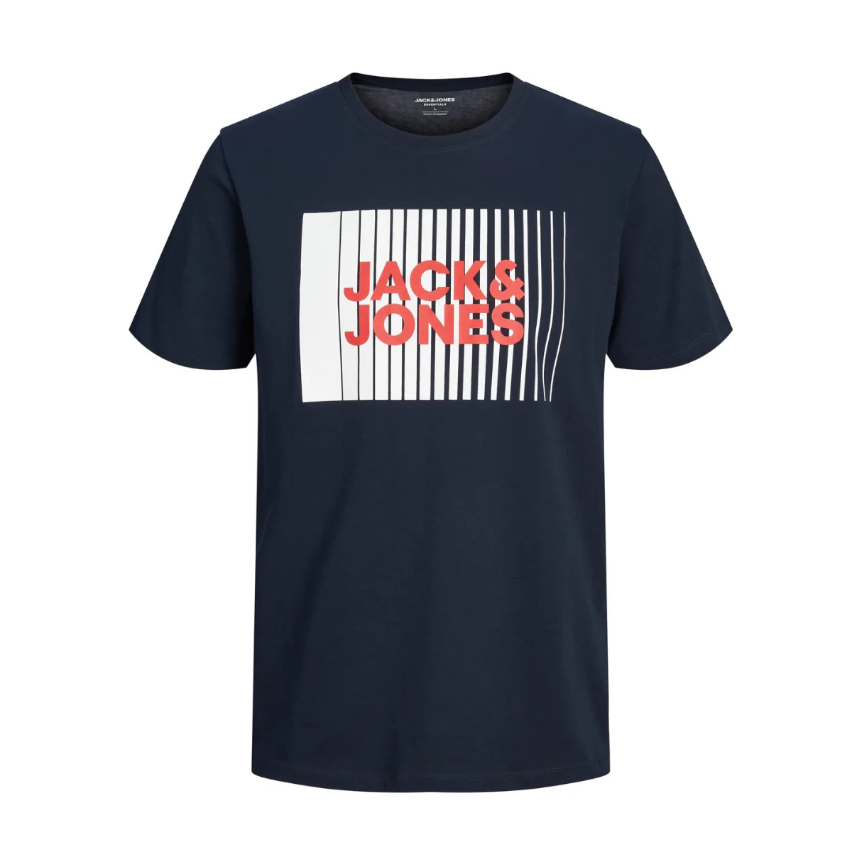 T-shirt da uomo blu navy con logo frontale Jack & Jones - Image 4