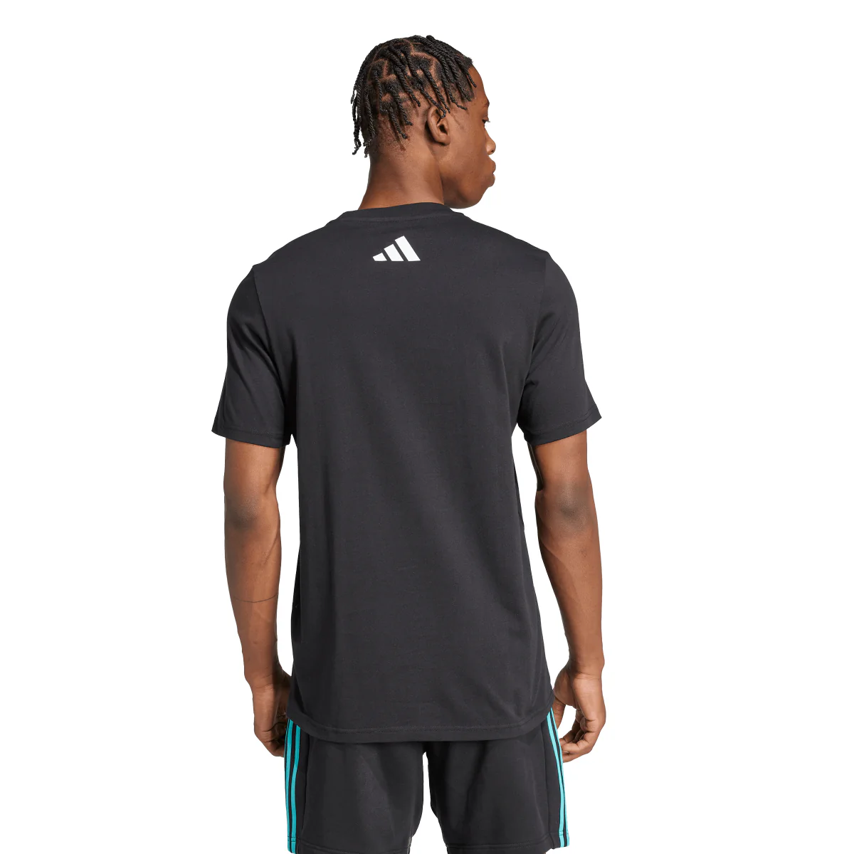 T-shirt da Uomo nera con logo adidas x Mercedes-AMG Petronas F1 Team - Image 2