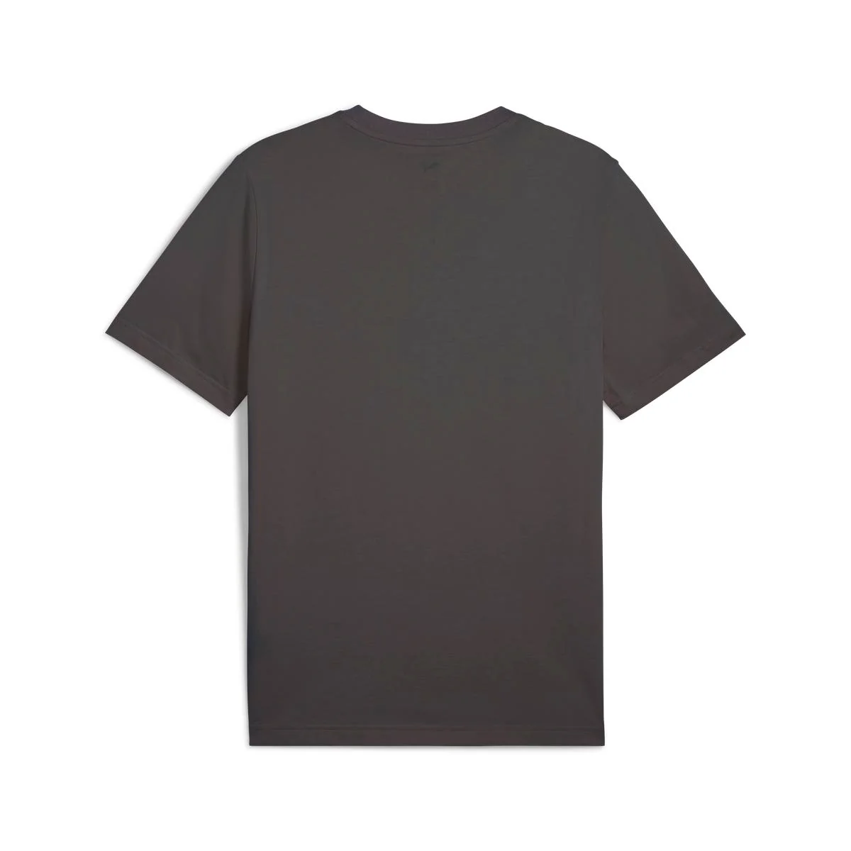 T-shirt da uomo Puma Essentials grigio antracite con logo - Image 2