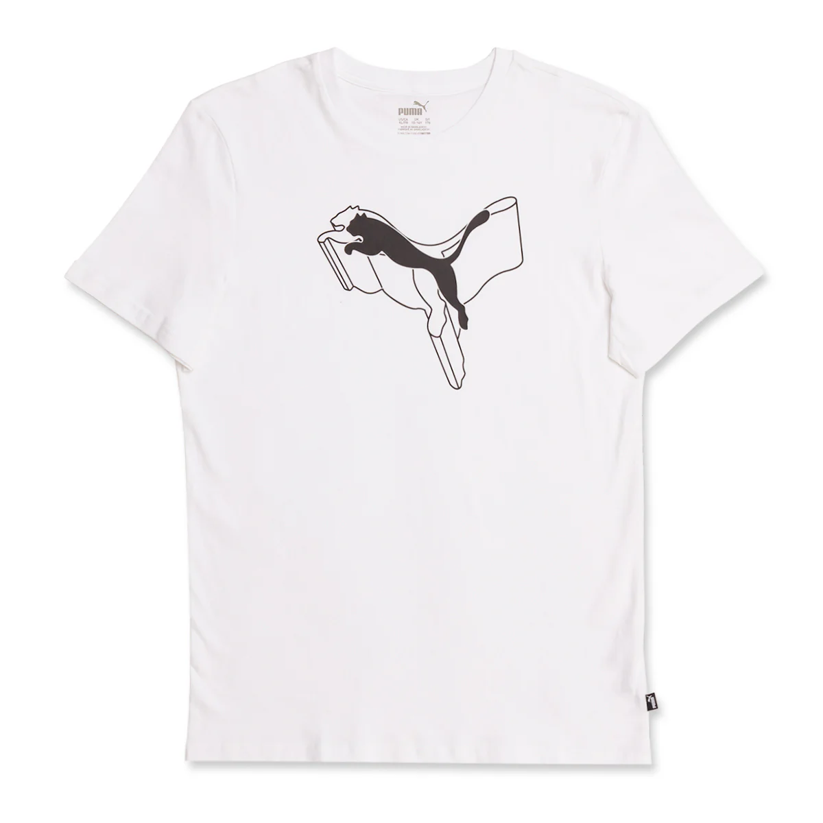 T-Shirt Essemtial+ Logo Lab Graphic Bianca da Bambino Puma