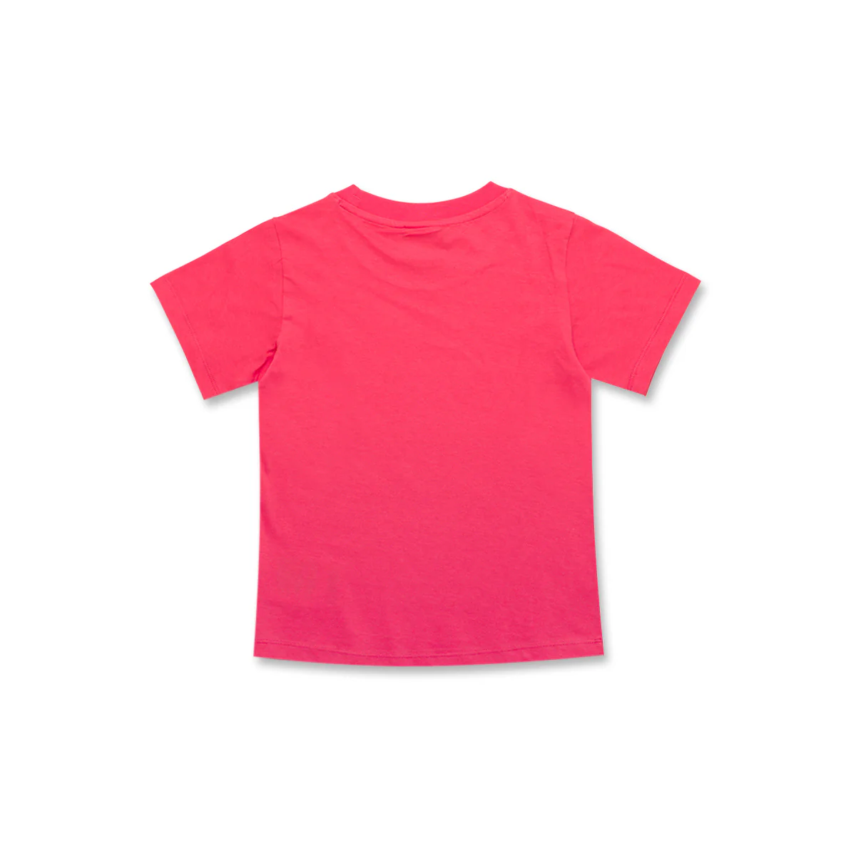 T-shirt fucsia da bambina con logo bianco sul petto Champion - Image 2