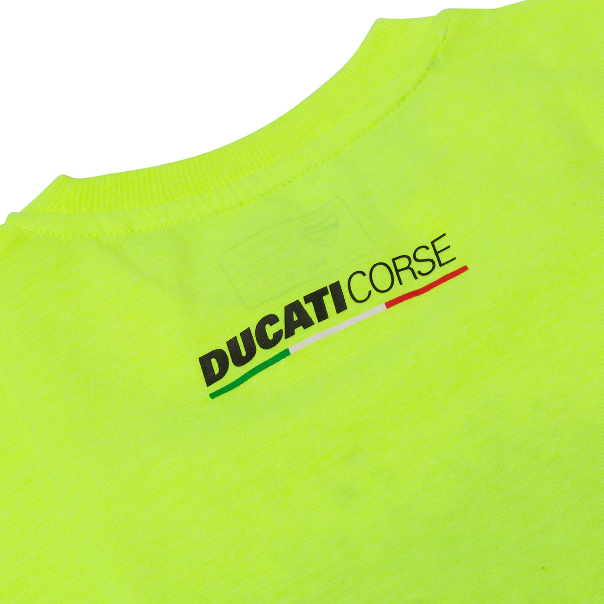 T-shirt giallo fluo da bambino con logo sul petto Ducati Corse Sketch - Image 5