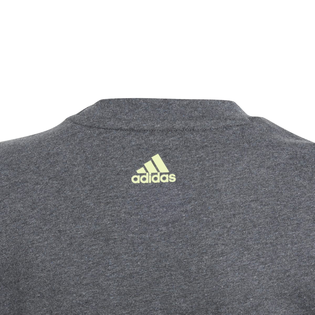 T-shirt grigia da bambino con logo sul petto adidas - Image 4