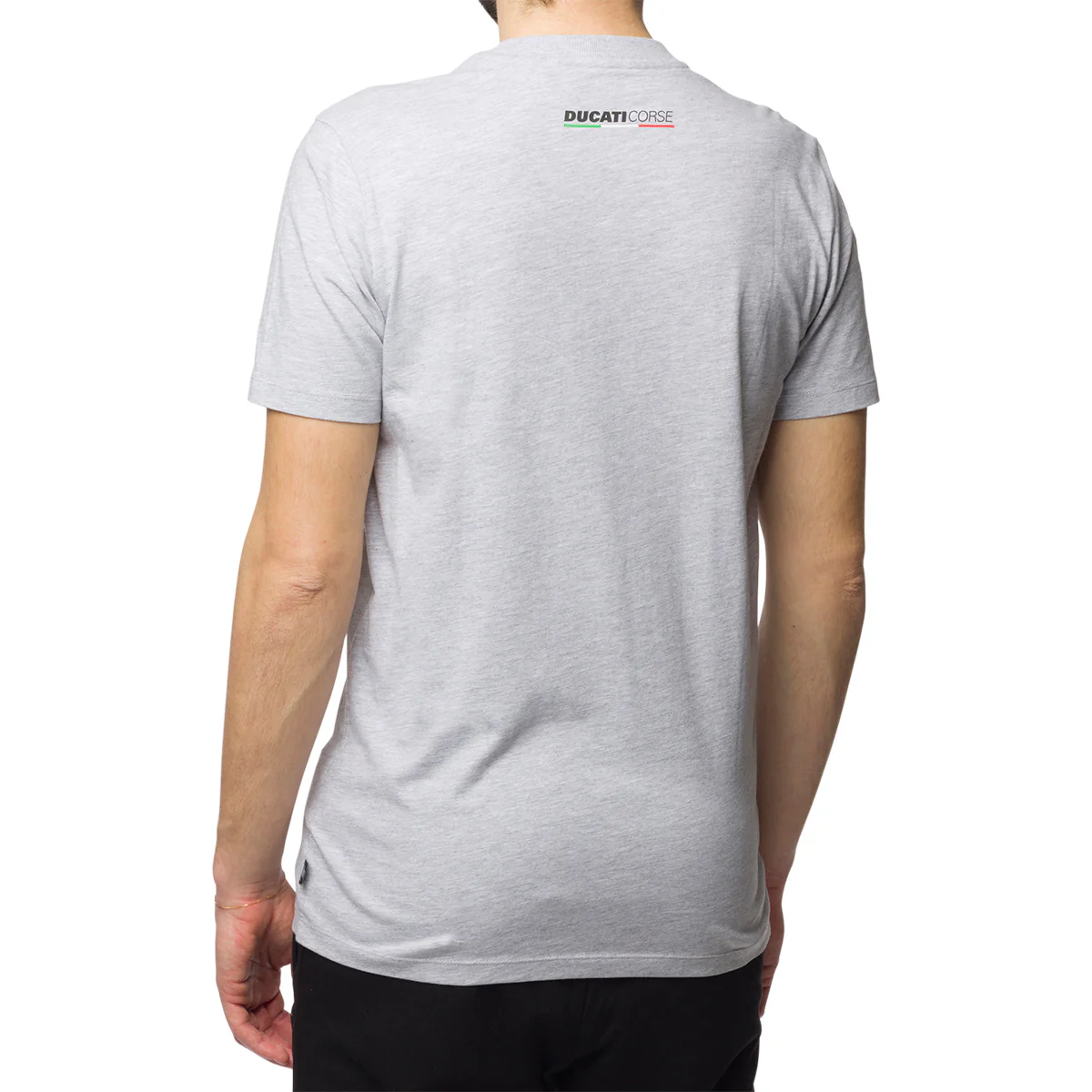 T-shirt grigia da uomo con stampa sul petto Ducati Corse Misano Racing - Image 2