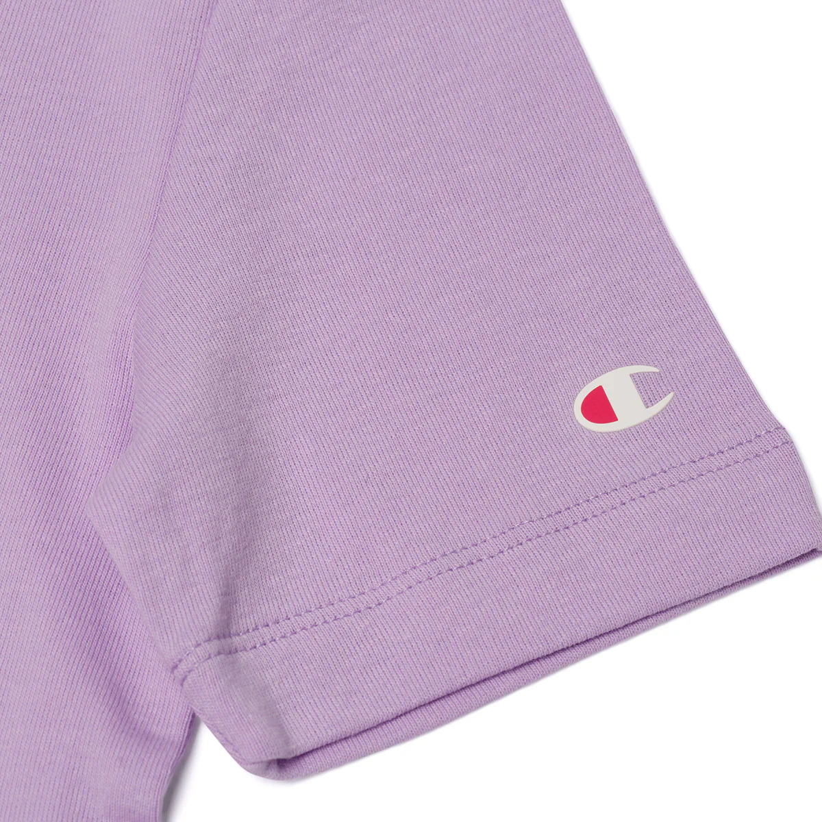 T-shirt lilla da donna con logo Champion - Image 4
