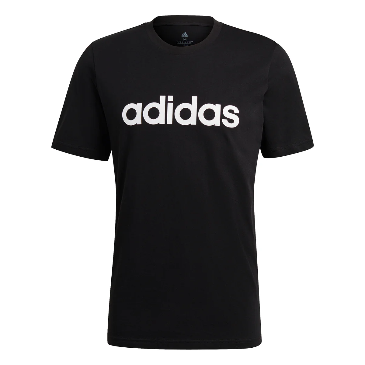 T-shirt nera adidas Essentials Embroidered Linear Logo - Image 6