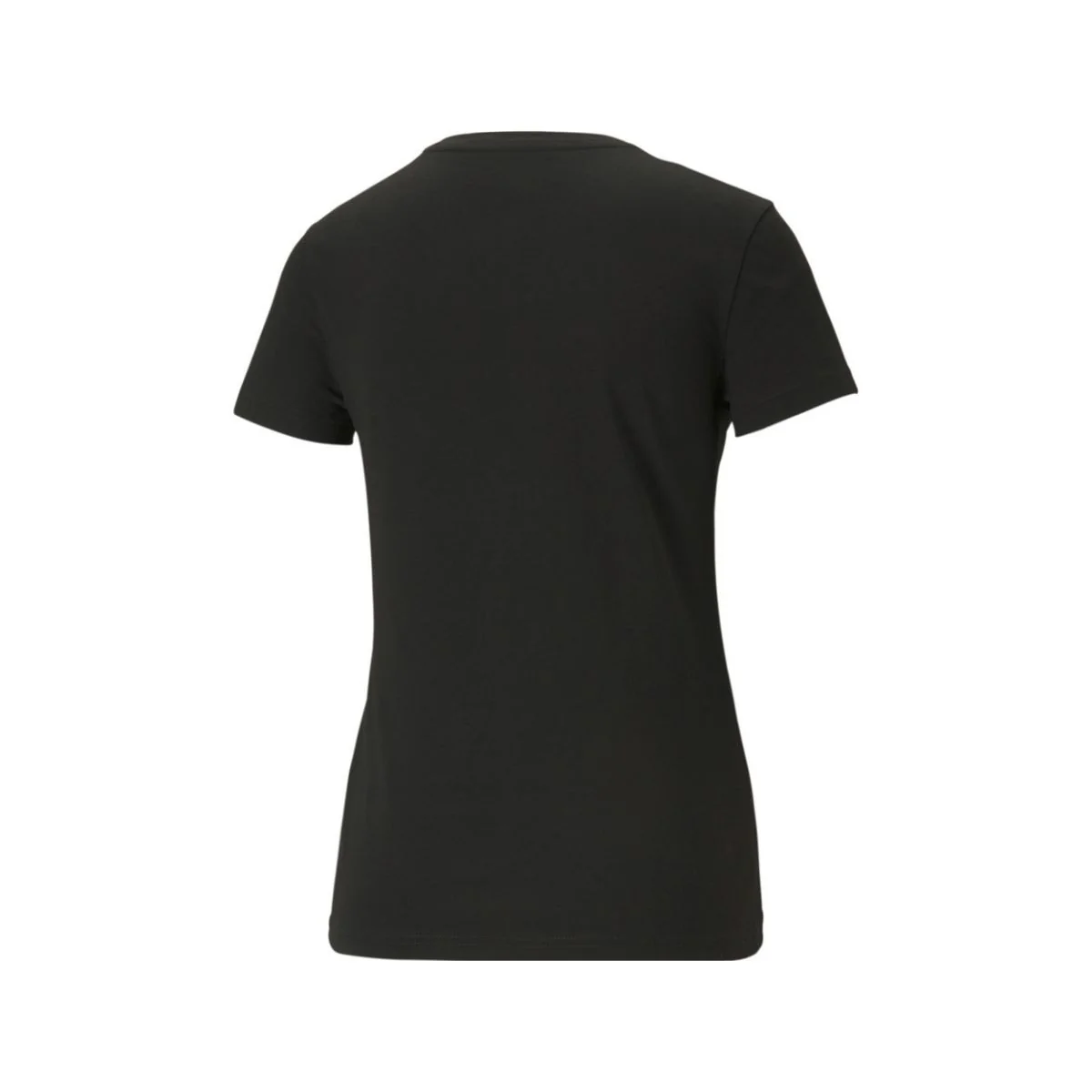 T-shirt nera con logo metallizzato Puma Essentials+ - Image 2