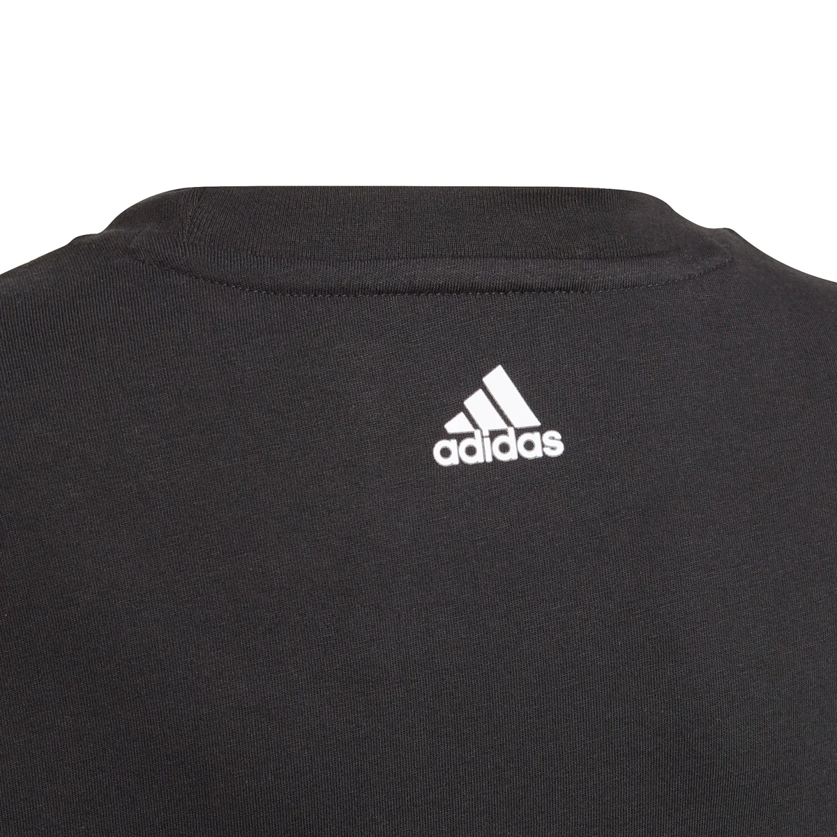 T-shirt nera da bambino adidas Essentials - Image 3
