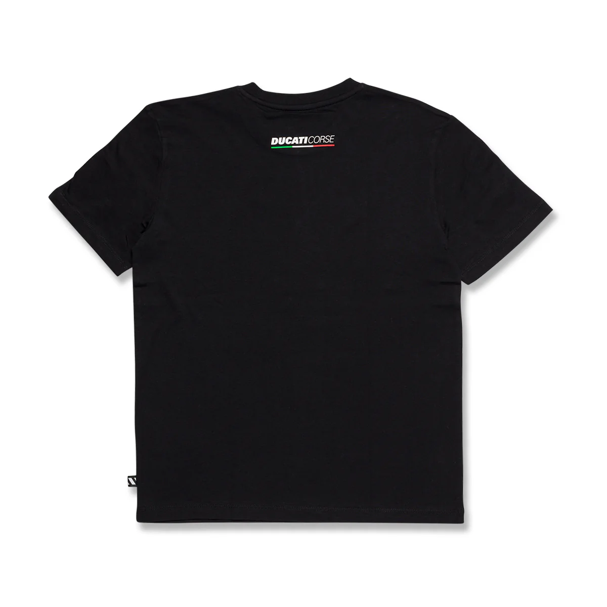T-shirt nera da bambino con logo sul petto Ducati Corse Sketch - Image 2
