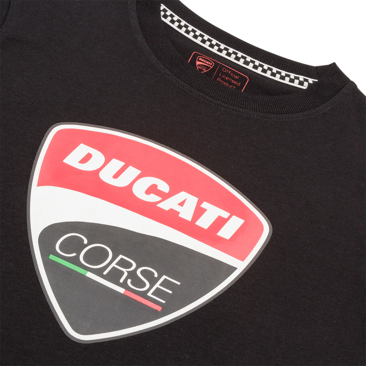T-shirt nera da bambino con maxi-logo Ducati Corse - Image 3