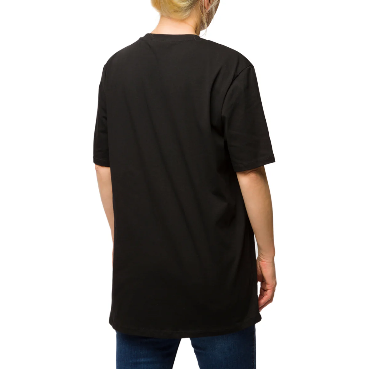 T-shirt nera da donna con cuore glitterato Swish Jeans - Image 2