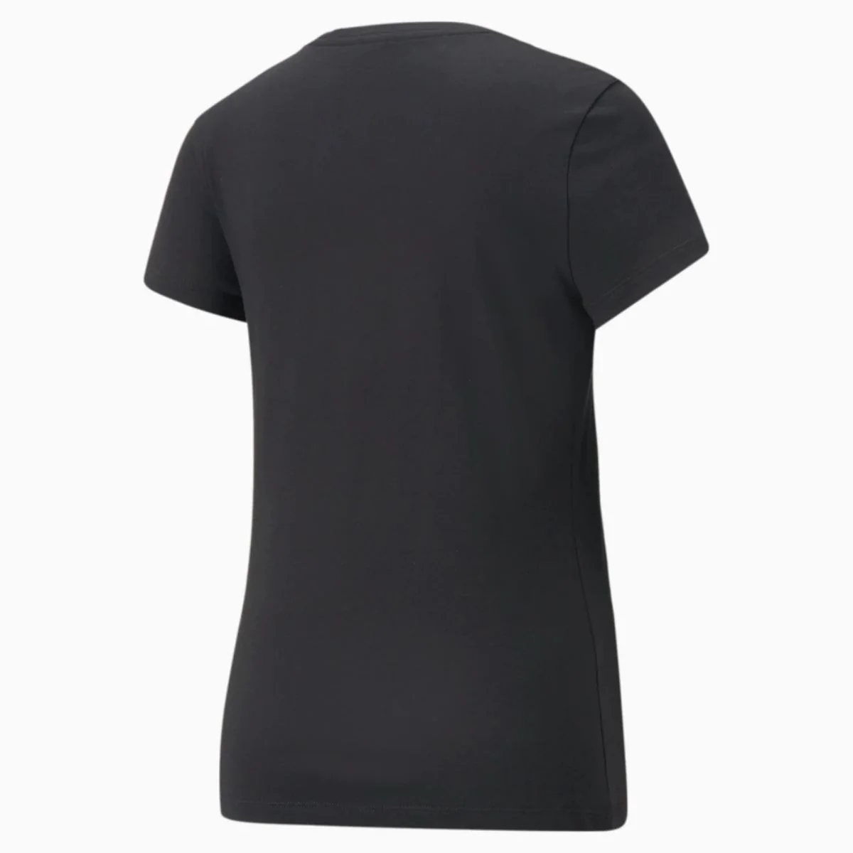 T-shirt nera da donna Puma Essentials+ Metallic Logo - Image 5