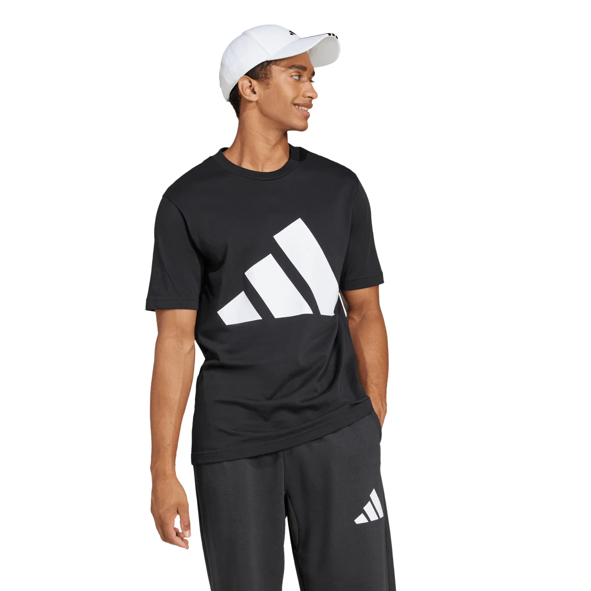 T-shirt nera da Uomo con logo adidas M BL SJ T - Image 3