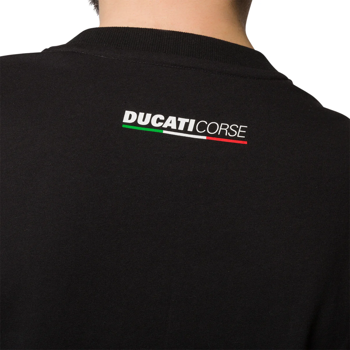 T-shirt nera da uomo con logo camouflage Ducati Corse Ero 2 - Image 4