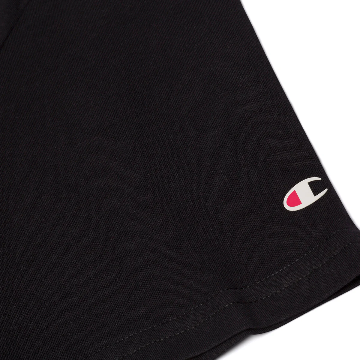 T-shirt nera da uomo con logo Champion - Image 4