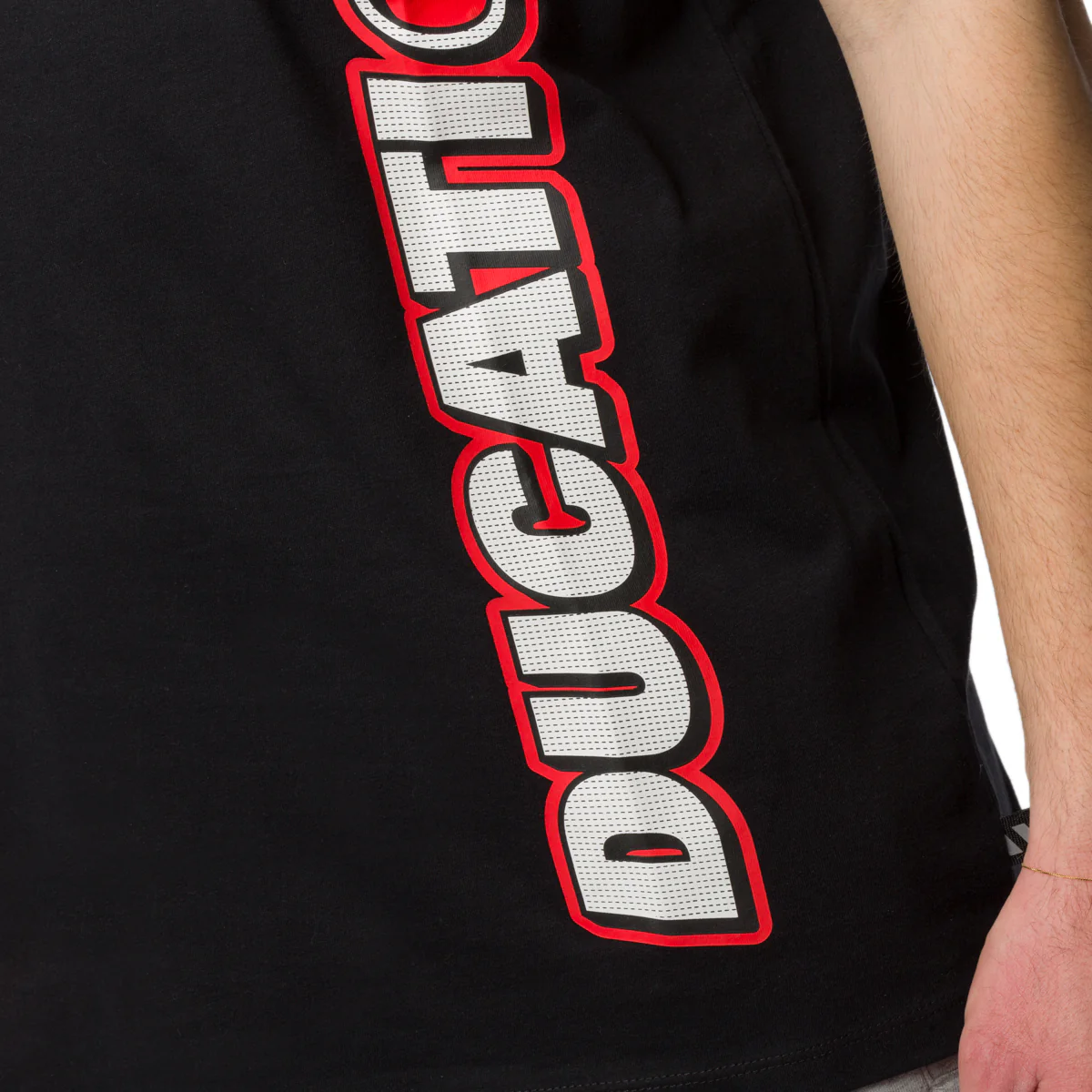 T-shirt nera da uomo con logo Ducati Corse Sidecar - Image 3