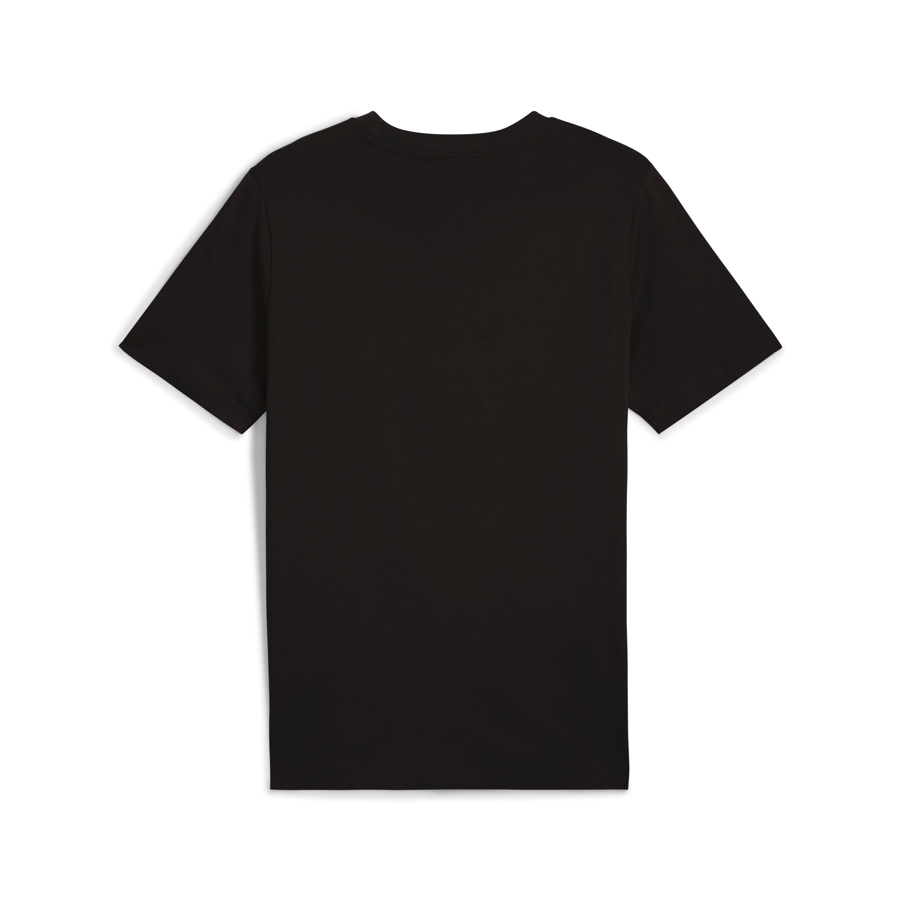 T-shirt nera da Uomo con logo frontale bianco Puma - Image 2