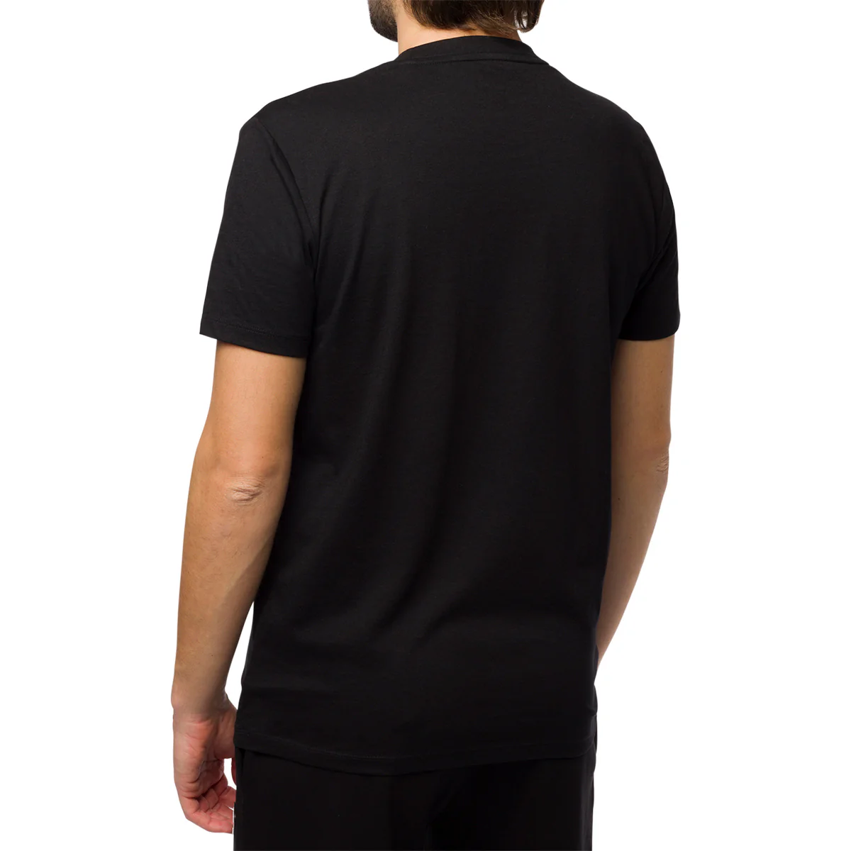 T-shirt nera da uomo con logo verde sul petto Tonino Lamborghini - Image 2