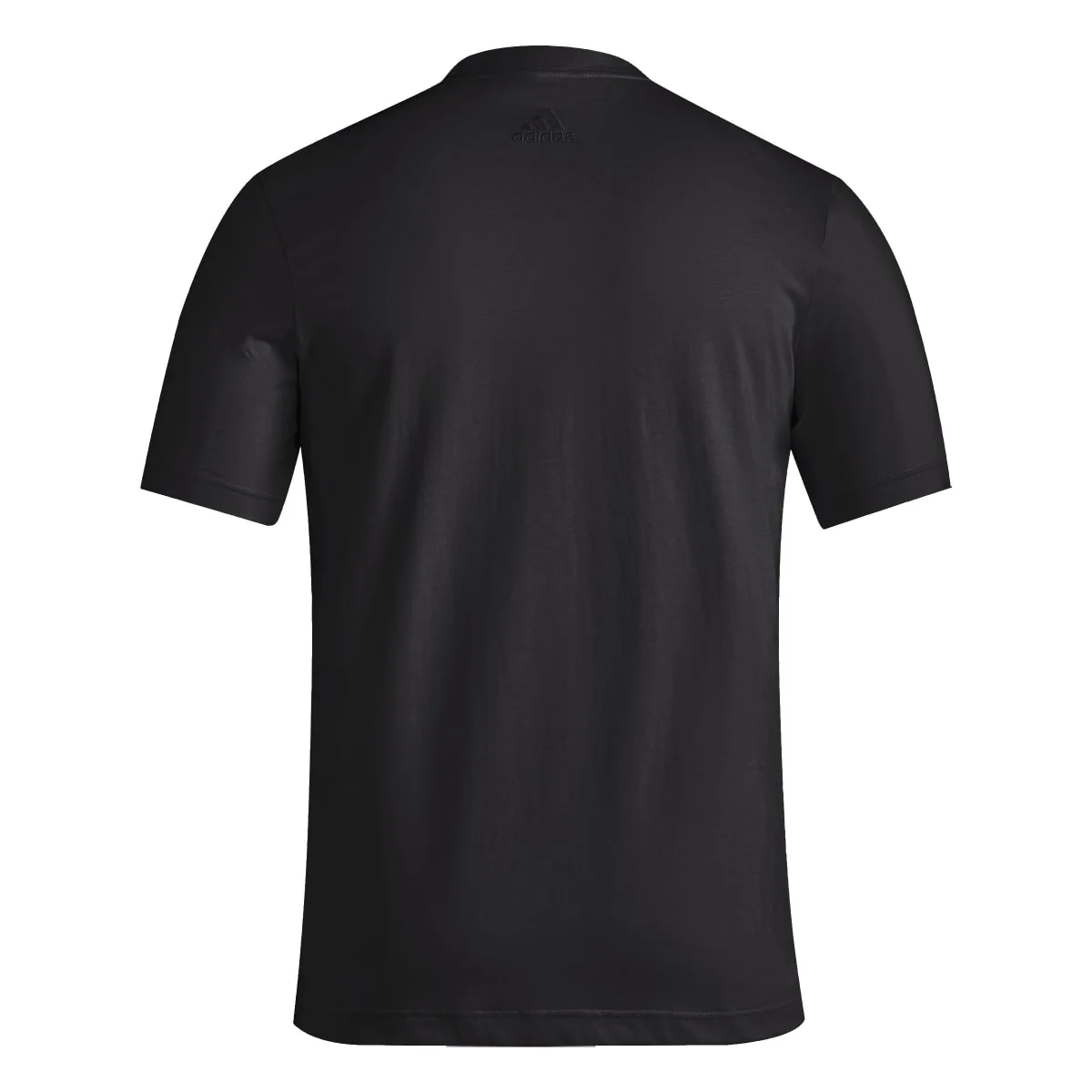 T-shirt nera da uomo Essentials Single Jersey Linear Embroidered Logo adidas - Image 7